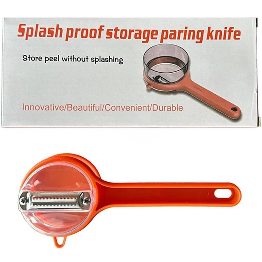 Orange Splash Proof Paring Knife